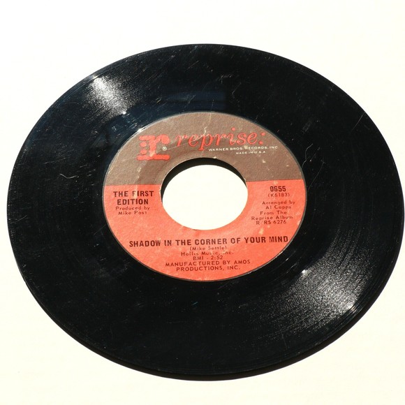 The First Edition Just Dropped In/Shadow In The Corner Of 45 rpm Vinyl 7" Record - Picture 7 of 9